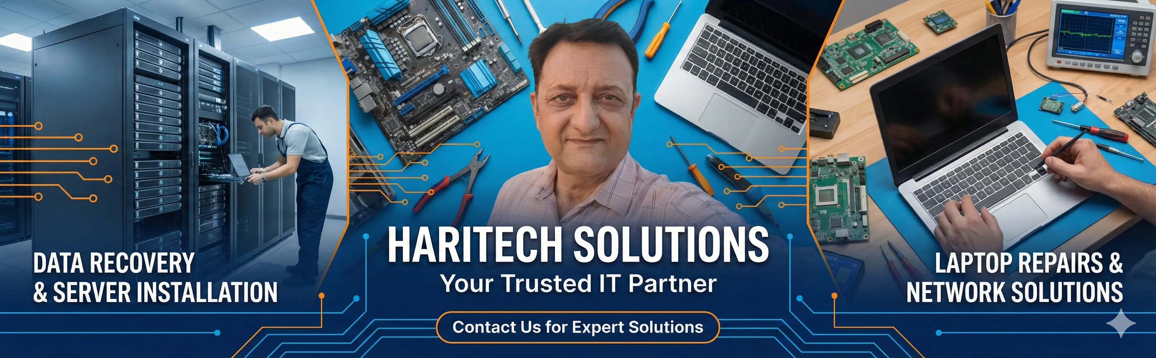 Computer and laptop repair service in Bhuj by Hari Tech Solutions